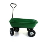 Carucior de gradina, PROCART, sarcina maxima 300 kg, cupa rabatabila, maner lung cu burete antiderapant