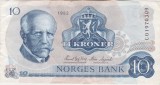 NORVEGIA 10 KRONER 1982 VF