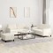 vidaXL Set de canapele, 3 piese, crem, catifea 3201992