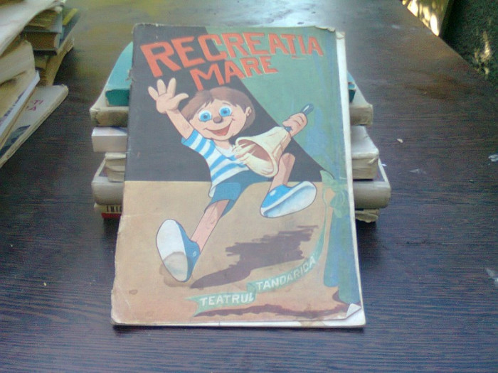 Revista RECREATIA MARE - TEATRUL TANDARICA - benzi desenate, anii &#039;80