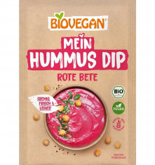 Mix bio pentru sos de hummus cu sfecla rosie, 55g Biovegan foto