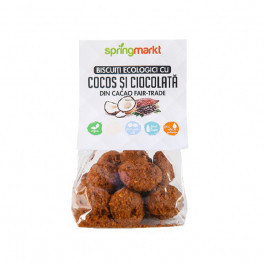 Biscuiti eco cu cocos&amp;amp;ciocolata 100gr foto