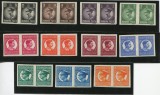 Cumpara ieftin 1930 , Lp 86 d , Carol II , Filigran PTT , perechi nedantelate - nestampilate