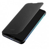 Husa Piele Tip Carte Huawei Y7 Prime (2019) Neagra Originala Flip Cover 51992902