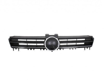 Grila radiator Vw Golf 7 (5k),(Comfortline) 10.2012-, Cu Element Cromat, Negru, 5G0853651MZLL foto