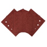 Hartie abraziva Velcro patrata 113 x 113 mm P80, 8 gauri, 5 buc