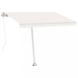 Cumpara ieftin Copertina retractabila manual, crem, 300x250 cm