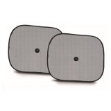 Set 2 Parasolare Auto Laterale Universale Bottari, Ventuze, 44x36cm, Gri. Protectie Solara, Pliabile