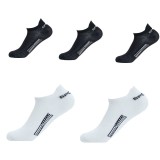 Set 5 perechi de sosete pentru barbati, SS016, Negru/Alb, marime universala