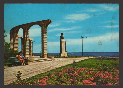 CPIB 19362 CARTE POSTALA - CONSTANTA. STATUIA LUI MIHAI EMINESCU foto