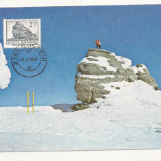 CA9 -Carte Postala- Muntii Bucegi, Sfinxul ,circulata 1979