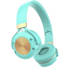 Casti wireless MRG M624, On Ear, Cu bluetooth, Albastru C627