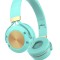 Casti wireless MRG M624, On Ear, Cu bluetooth, Albastru C627