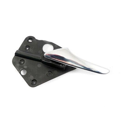 Maner deschidere usa interioara Mercedes Vito / Clasa 5 (W638), 02.1996-01.2003, Fata partea Stanga, gri; maner cromat, Aftermarket