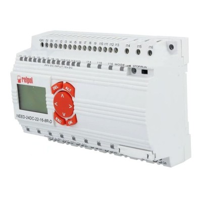 Releu programabil, 24V DC, serie NEED, RELPOL, NEED-24DC-22-16-8R-D, T226758 foto