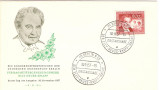 famous woman Elly Heuss-Knapp FDC 1957 Berlin Germany