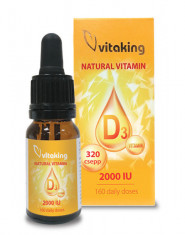 Picaturi de Vitamina D3 - 2000UI - 10ml (320 picaturi) foto