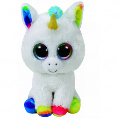 Plus TY 24 cm Boos Pixy unicorn alb