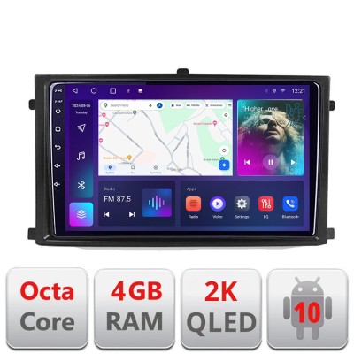 Navigatie Rexton 2019- C-REXTON Android Octa Core Ecran 2K QLED GPS 4G 4+32GB 360 KIT-REXTON+EDT-E409-2K CarStore Technology foto