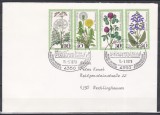 Germania 1977 - Timbre de caritate - Flori, Scrisoare