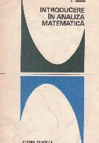 Introducere in analiza matematica. Calculul diferential si integral foto