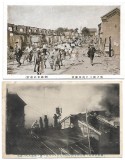Lot 3 - 2 carti postale necirculate Yokohama 1923 dupa cutremur