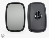 Cumpara ieftin Oglinda laterala exterioara universala pentru vedere inapoi 26x17 cm pentru camion, autobuz, utilaje de constructii si agricole, excavatoare, autorulo