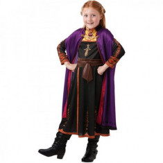 Costum Anna de calatorie Disney Frozen II, marimea 7-8 Ani