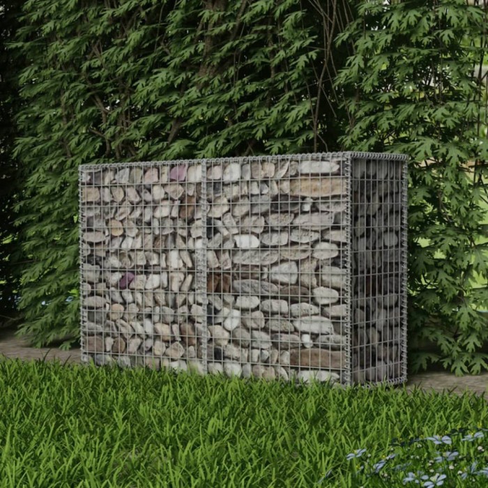vidaXL Coș gabion, 150 x 50 x 100 cm, oțel galvanizat