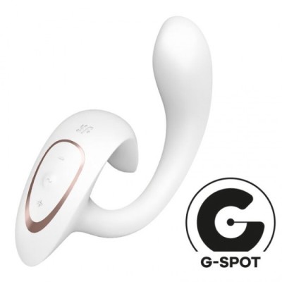 SATISFYER - G FOR GODDESS 1 RABBIT VIBRATOR WHITE foto