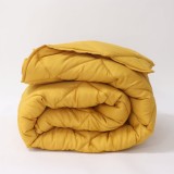 Cumpara ieftin Pilota de vara usoara culoare Mustar 150x210 cm, pentru pat single