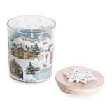 Lumanare parfumata Craciun aroma White Serenity &Oslash; 7 cm x 8,5 H