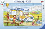 Cumpara ieftin Puzzle Ambulanta Tip Rama, 15 Piese, Ravensburger