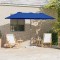 vidaXL Parasol de Grădină albastru 370 x 197 x 239 cm 42003372