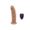 Vibrator Realist Silexd, Remote Control, 10 Moduri Vibratii, Silicon, USB, Natural, 17.5 cm