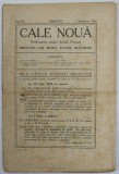 CALE NOUA , PUBLICATIUNE PENTRU SCOALA PRIMARA , ANUL III , 1 SEPTEMBRIE 1924 , PREZINTA PETE SI URME DE UZURA