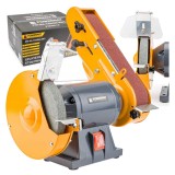 Polizor cu piatra si banda abraziva smirghel, 1850 W, Powermat