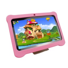 Tableta Copii Educationala Cu Software pentru Micutii Roz, 7 inch, 2 G RAM+32 GB, Android 12, Mod de control parental online, include husa de protecti foto