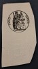 TIMBRU DOMNESC - primul timbru fiscal romanesc / 1858, Stampilat