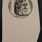 TIMBRU DOMNESC - primul timbru fiscal romanesc / 1858