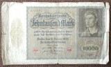 Cumpara ieftin 10000 mark 1922, Germania, format mare