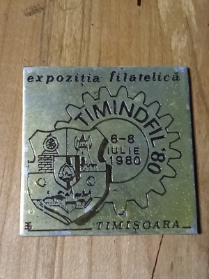 Medalii (!0) Expozitia Timisoara 1980 foto