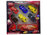 Set Masini Racing Cars -tir Mack, McQueen si Prietenii