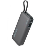 Baterie Externa Cuktech, 20000mAh, 55W, QC + PD, 1 x USB-A - 2 x USB-C, Gri CUKP200NGLDG