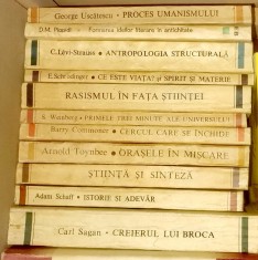 Lot Idei Contemporane (Uscatescu, Pippidi, Levi-Strauss, Schrodinger, Weinberg, Commoner, Toynbee, Schaff, Sagan) foto