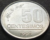 Cumpara ieftin Moneda exotica 50 CENTESIMOS - URUGUAY, anul 1998 * cod 3984, America Centrala si de Sud