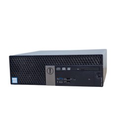 Unitate PC Second Hand, DELL OPTIPLEX 7050 SFF, Procesor I3 6100, Memorie RAM 8 GB, SSD 500 GB, Windows 10 Pro, DVD/RW