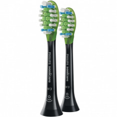 Rezerve periuta de dinti electrica Philips Sonicare Premium White HX9062/33, 2 buc, Negru foto