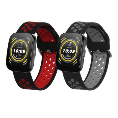 Set 2 Curele Kwmobile pentru Amazfit Bip 5/GTR 4, Multicolor, Silicon, KWM000024YU001C foto