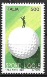 B1993 - Italia 1988 - Golf neuzat,perfecta stare, Nestampilat